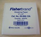 09-898-12a Fisherbrand Fisher Scientific Weighing Weigh Paper Pack