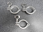 1.984 Unbranded Generic Three 3 Used Single Pin 1 1-1 2 Ss Sanitaryclamps Od Sanitary Ferrule