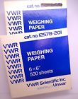 12578-201 Vwr Scientific Weighing Paper Diameter Pack Lot Of