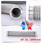 Kf16-1000mm-39.37 400007 Etelux Inch Flexible Bellows Hose Ss Vacuum Corrugated Pipe Tube