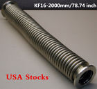 2000mm-78.74 400009 Etelux Flexible Bellows Hose Inch Ss Vacuum Corrugated Pipe Tube