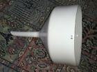 44-l Coors Pottery Usa Large White Porcelain Strainer Funnel Diameter