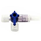 456003 Braun Discofix Stopcock Blue Two Luer Lock One Spinlock