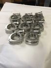 50lb Triclover Three Segment 2 Sanitary Clamps Torque Rite Nuts Lot Of 16