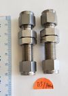 55-400-61 Swagelok Lot Of Stainless Steel Bulkhead Union New