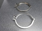 6.570 Two 2 6 Pin Stainless Steel Sanitary Clamp With Wing Nut O.d