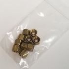 61ca 4 Parker Lot Of Compress Align Tube Nut Brass