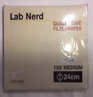 6202-4 Lab Nerd Qualitative Filter Paper Pcs Analysis Medium