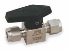 8a-pr6-vt-ss Parker Stainless Steel Rotary Plug Valve Tube Size