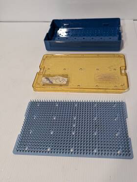 As1150-c Accurate Surgical & Scientific Instruments Assi See Thru Instrument Case 10 Inch X6 X1.5 Base Lid And 1 Mat
