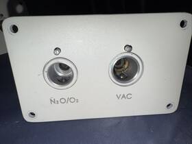 34012-3 Accutron Micro In-line Triple Outlet N2o-o2-vac Kit Diss