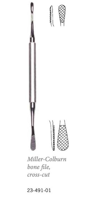 Ol155r Aesculap Cottle Elevator Curved Sharp/sharp Double End