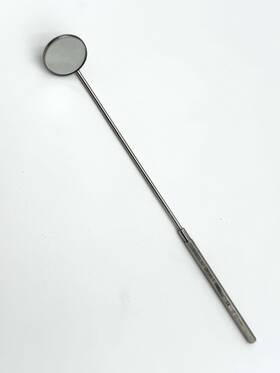 Om086r Aesculap #6 Laryngeal Mirror 22mm Diameter 7 Inch Length