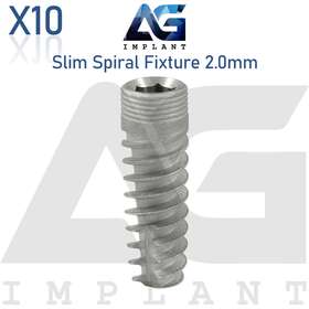 Ag 783494142476 10 Sol Spiral Titanium Slim Fixture System Int Hexagon 2.0mm Prosthetics