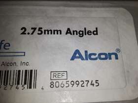 8065992745 Alcon 2.75mm Angled Ref Quantity 40 New Strong Dates