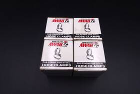 316017 Awab Lot Of 4 World Class - Hose Clamps 10 Pcs