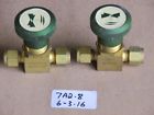 B-4hk Valve Nupro Swagelok Lot Of 2 New 1 4 Tube Brass Bellows-sealed