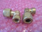 B-600-8-2 Crawford Swagelok Lot Brass Tube Fitting Elbow Fnpt