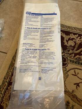 5c4145p Baxter Lot Of 20 15l Cycler Drainage Bag - 2 Pack