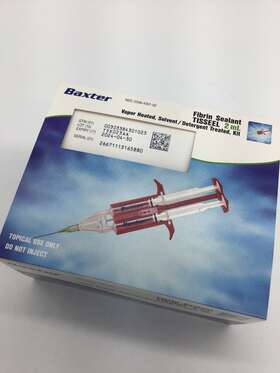 T5x010ad Baxter Fibrin Sealant Tisseel 2ml Vapor Heated Solvent / Detergent Tre
