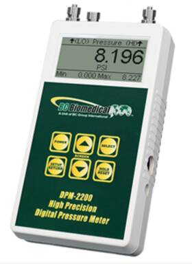 Dpm-2200 Bc Biomedical Digital Pressure/vac Meter 1257