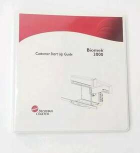 A20277-ab Beckman Coulter Biomek 3000 Customer Start Up Guide May 2005