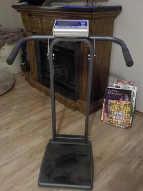Mx308 Befour Rolling Scale Station Tilt And Roll Handrail