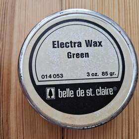 014053 Belle De St Claire Vintage Dental Lab Wax Crown And Bridge Electra Green