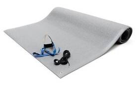 Af-3x4grkt Bertech Esd Anti Fatigue Floor Mat Kit 3 Ft. X 4 Gray