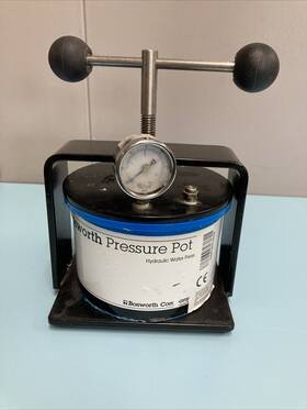 092135 Bosworth Dental Lab Pressure Pot Hydraulic Single Pressureref # Used