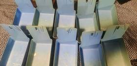 42230 Box Dental Lab Pans 10 2.5 Inch X 7 1/4 All Blue