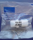C6-8n Fluoroware New Integral Ferrule Straight Adapter 3 8 Tube X 1 2 Mnpt Pfa