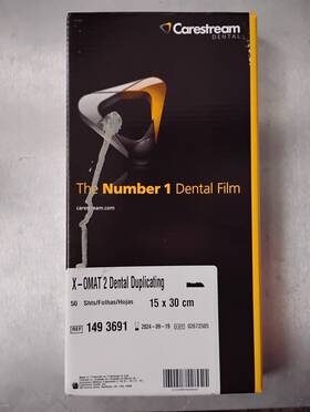 9-19-2024 Carestream Health 149-3691 Two Boxes X-ray Duplicating Film 6 Inch X12 . Exp / 5-5-2024 Rread Details