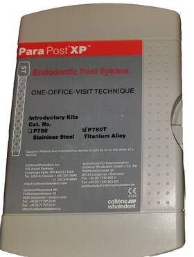 P780t Coltene/whaledent Parapost Xp One Office Visit Titanium Introductory Kit