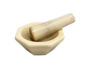 60358 Coors Octagonal 65mm Alumina Aluminum Oxide Mortar And Pestle 48mm Grinding Id