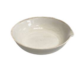 60234 Coors Coorstek Glazed Ceramic Porcelain Shallow Evaporating Dish 136mm Od 117mm Id