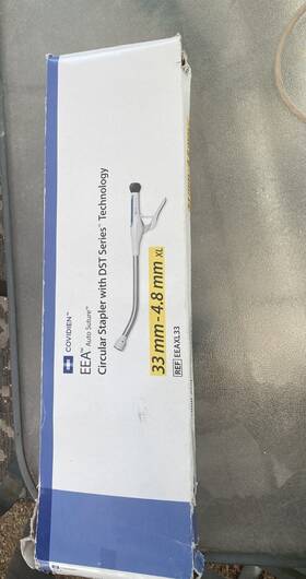 Eeaxl33 Covidien Stapler With Dst Series Eeaxl 33mm -4.8 For Research Exp Dates Vary