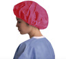 Cri1009 Medline Pk Spunbond Polypropylene Bouffant Caps Red