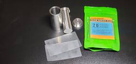 Dp-pm30s Dabpress Cylinder Pre Press Mold With 20pc Variety Pack Filter Bags