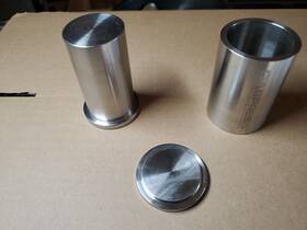 Dp-pm40r Dabpress Large Cylinder Pre Press Mold - Pair It With 2-1/2x4 Inch Filter Bags