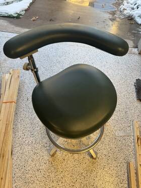 Sar051 Dci Doctor And Assistant Stool Rolling Dental Vet Chair Seat