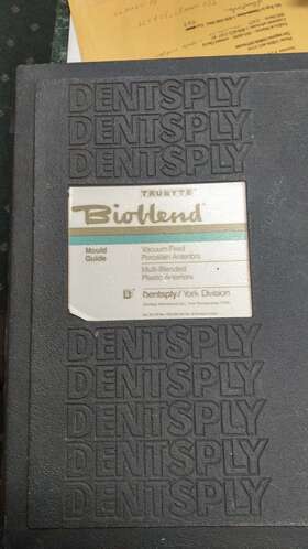 89194 Dentsply Trubyte Bioblend Bioform Anterior Tooth Mould Guide #89194