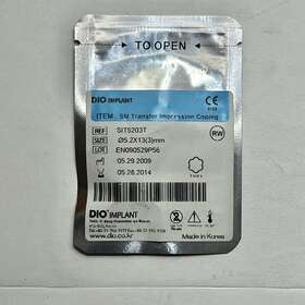 Sit5203t Dio Implant Sm Transfer Impression Coping 5.2 X 13 3 Mm Ref