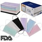 Dm006001iridescence Safetz Disposable Surgical Face Masks Flu Pollen Dust Filter Layer