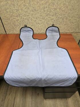 31458 Dux Dental X-ray Apron Lead Free Adult Blue