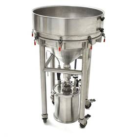 70-3010 Extractlab Draindroyd Jacketed Filter 25 Inch Dia Vacuum Filtration System Ss