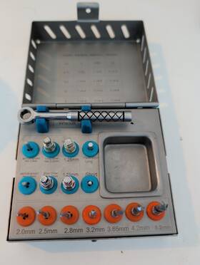 Fabco 32321323 Dental Drill Kit Hex Drivers Drills Ratchet Wrench Instruments