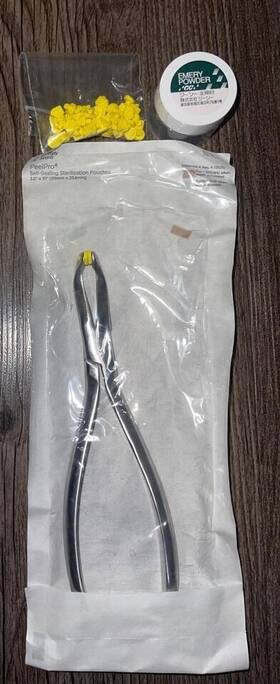 800111 Gc Pliers Temporary Crown Removal Instrument Set Rubber Tips Emery Ky Plier Fuji