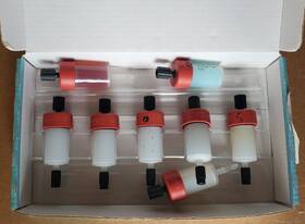Ge17-0409-03 Gehealthcare Hitrap Chelating Hp 5 Ml X 7 Columns. 6 Used 1 New. With Connectors