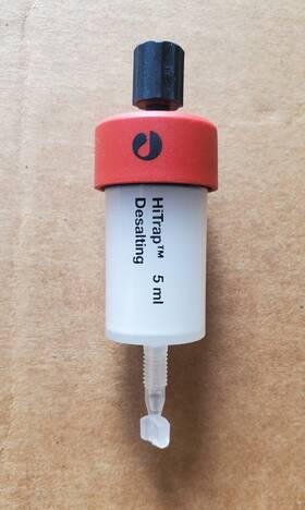 Ge17-1408-01 Gehealthcare Hitrap Desalting 5 Ml X 4 Columns New. With Connectors